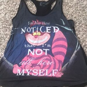 Alice in wonderland tank top